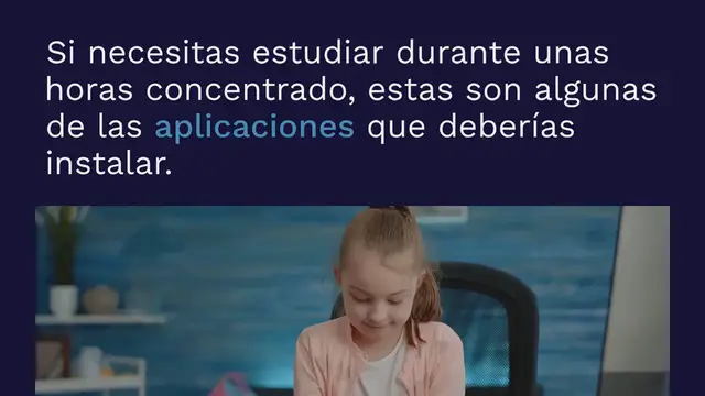 Video thumbnail for Las mejores aplicaciones para estudiar sin distracciones