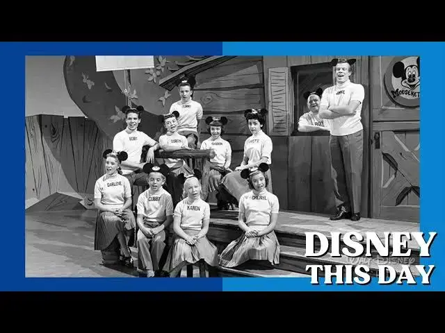 'Video thumbnail for Mickey Mouse Club | DISNEY THIS DAY | October 3, 1955   4K'