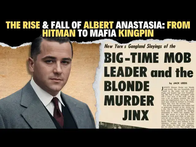 Video thumbnail for The Rise & Fall of Albert Anastasia: From Hitman to Mafia Kingpin