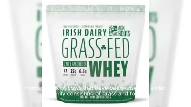 Video thumbnail for Grass-Fed Whey Protein, Specialty Protein Powders
