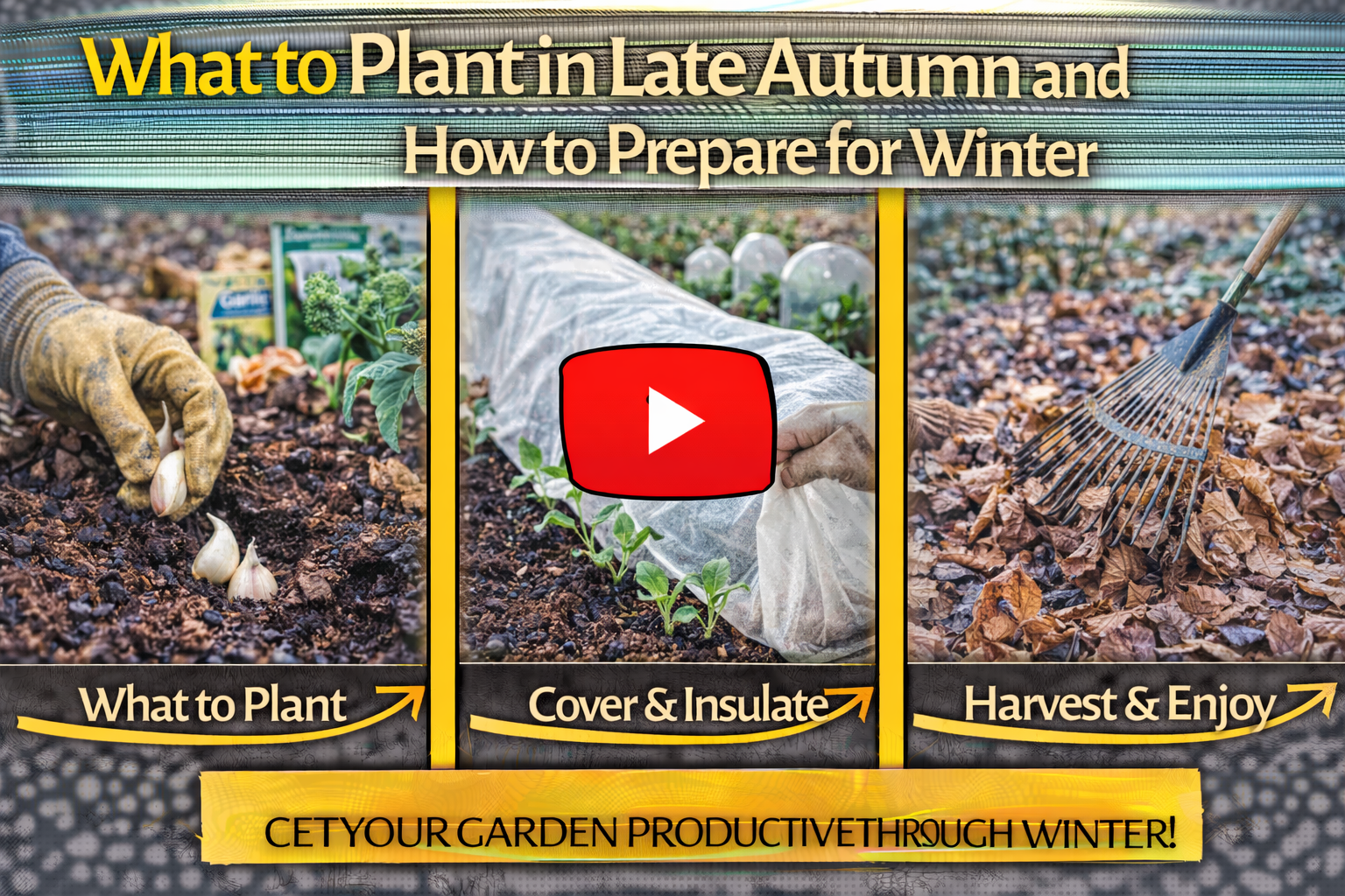 Video thumbnail for What to Plant in Late Autumn and How to Prepare for Winter