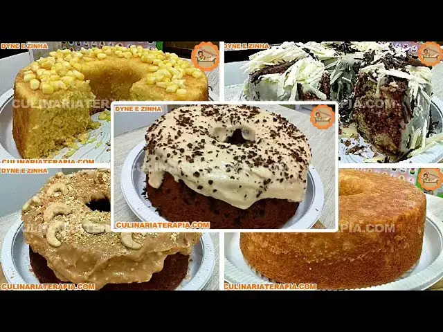 Video thumbnail for 5 Bolos Caseiros de Milho, Bolo Mesclado, Bolo de Castanha, Bolo Simples e Formigueiro de Amendoim