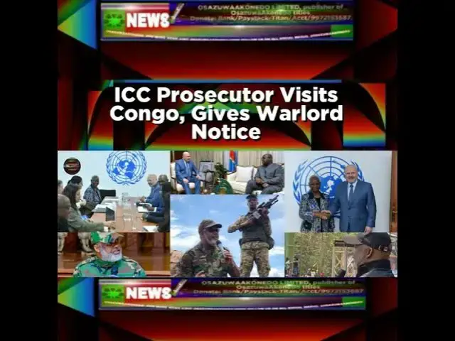 Video thumbnail for ICC Prosecutor Visits Congo, Gives Warlord Notice