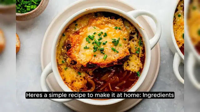 Video thumbnail for Classic French Onion Soup: A Cozy Culinary Delight