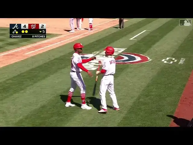 'Video thumbnail for Joey Meneses SMACKS a RBI Single, Scoring Victor Robles! | 3/30/2023'