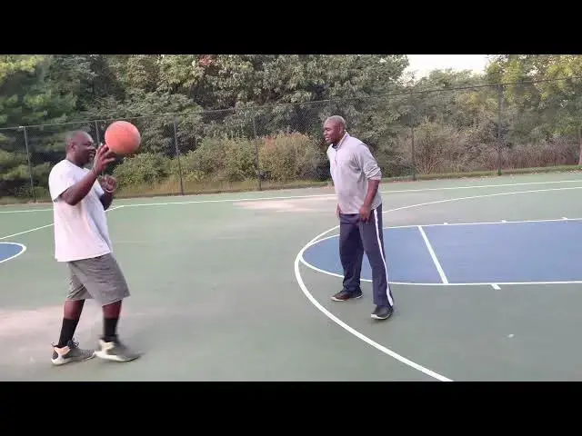'Video thumbnail for Scrubs Basketball, When Two 50 Years Old Challenge  A 40 Year Old To A One on One  Game'