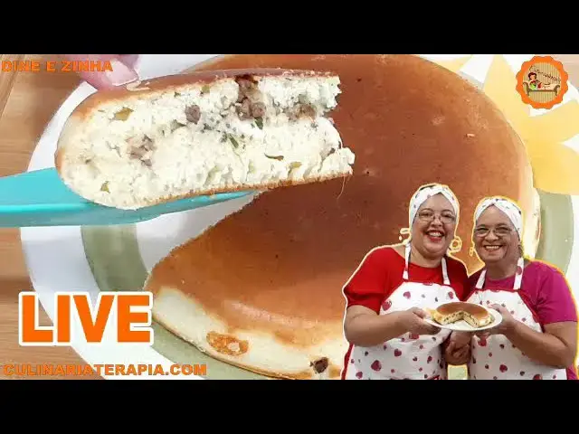 Video thumbnail for Aprenda Como Fazer Bolo Salgado de Frigideira com Mussarela e Carne Ensinado por Especialista!