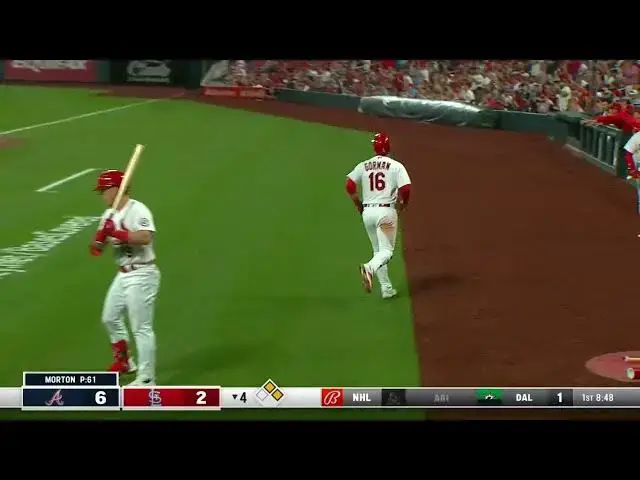 'Video thumbnail for Jordan Walker SMACKS a RBI Single, Scoring Nolan Gorman! | St. Louis Cardinals | 4/3/2023'