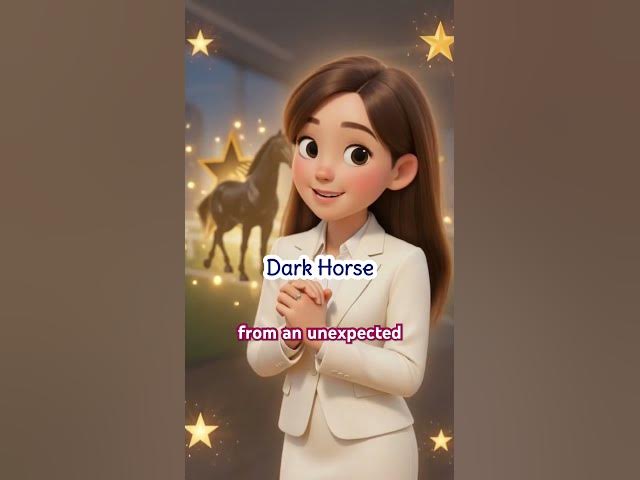 Video thumbnail for Dark Horse Idiom Meaning with Examples, Dark Horse Idiom Explained, Easy Definitions #viral #short