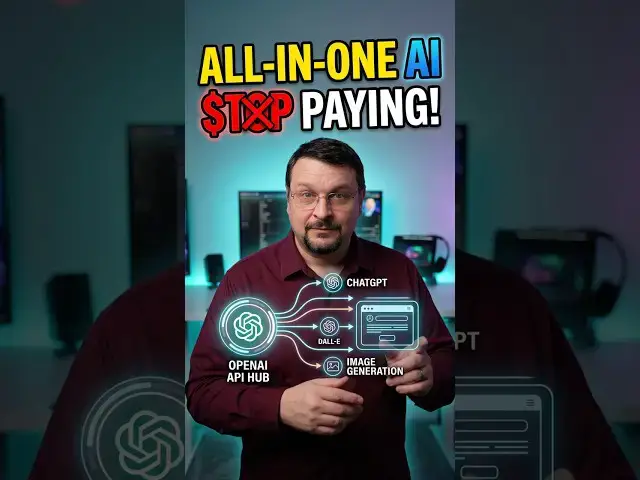 Video thumbnail for Stop Paying for Separate AI Tools (Do This Instead) #shorts #OpenAI #hack