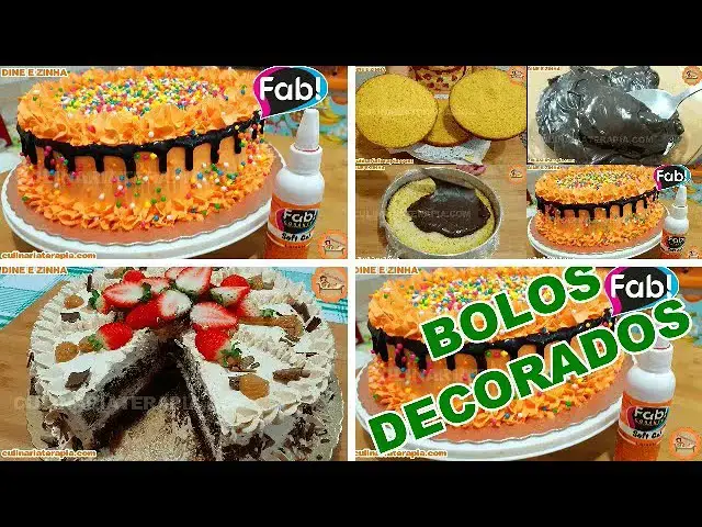 Video thumbnail for Receita de Bolo Decorado com Chantilly - Culinária Terapia por Dyne e Zinha