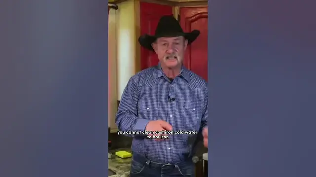 Video thumbnail for My Favorite Way to Clean Cast Iron: The Fastest and Easiest Way! #shorts