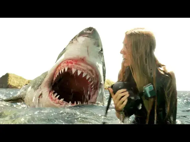 'Video thumbnail for The lonely GIRL didn’t NOTICE the huge SHARK behind HER'