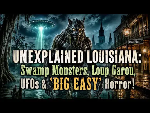 Video thumbnail for UNEXPLAINED LOUISIANA: Swamp Monsters, Loup Garou, UFOs & 'BIG EASY' Horror!
