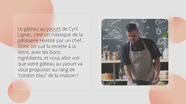 Video thumbnail for LA RECETTE DU GÂTEAU AU YAOURT FAÇON CYRIL LIGNAC