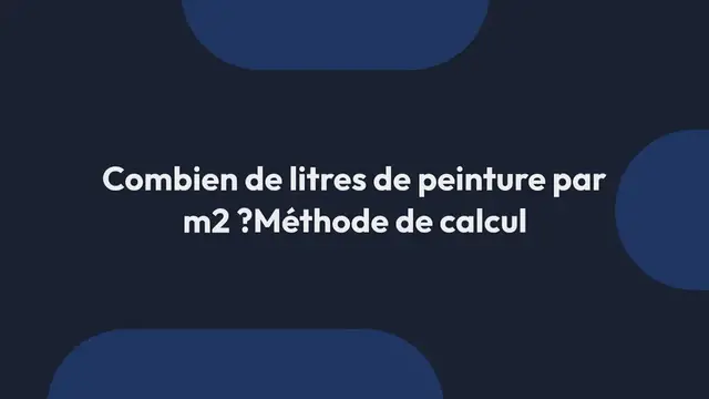 Video thumbnail for Combien de litres de peinture par m2 ? Méthode de calcul
