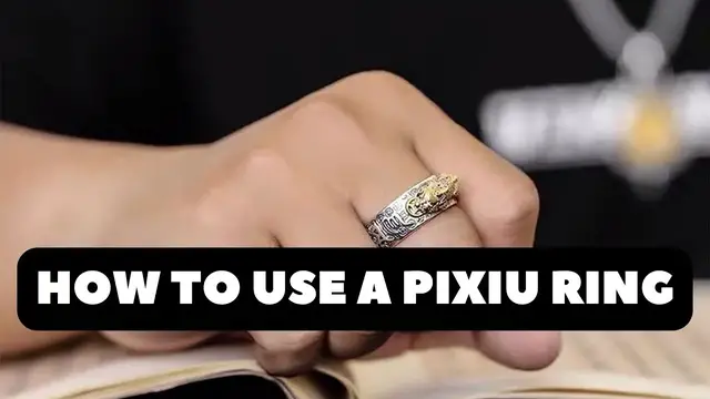 Video thumbnail for How to use a pixiu ring? video blog feng shui