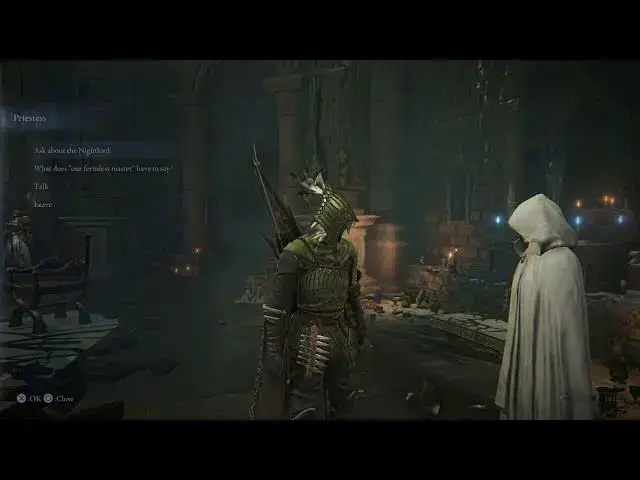 Video thumbnail for Elden Ring Nightreign - Roundtable Hold: Ask the Priestess "The Night Nightlord?" "Formless Master?"