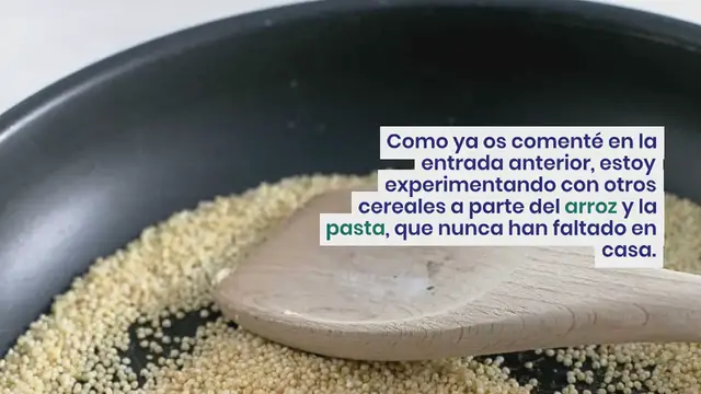 Video thumbnail for Cómo Cocinar Mijo