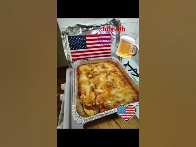 Video thumbnail for #MY 4th of July lasagna