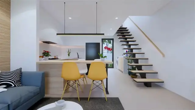 Video thumbnail for 2 Storey Small House Interior Design 4m x 7m with 2 Bedroom