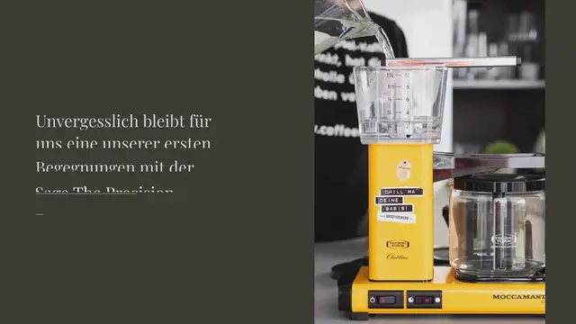 Video thumbnail for Sage Precision Brewer Test 2024: Hochwertige Filterkaffeemaschine für den großen Bedarf