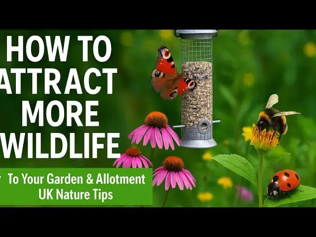 'Video thumbnail for 🎥 ✅ How to Attract More Wildlife to Your Garden & Allotment 🐞🐝 | UK Nature Tips 🎧'