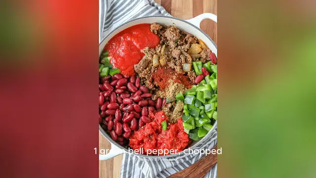 Video thumbnail for chili dish recipe