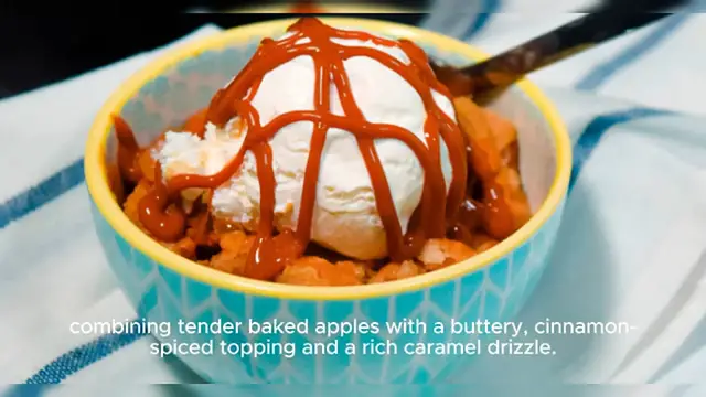 Video thumbnail for Caramel apple crisp