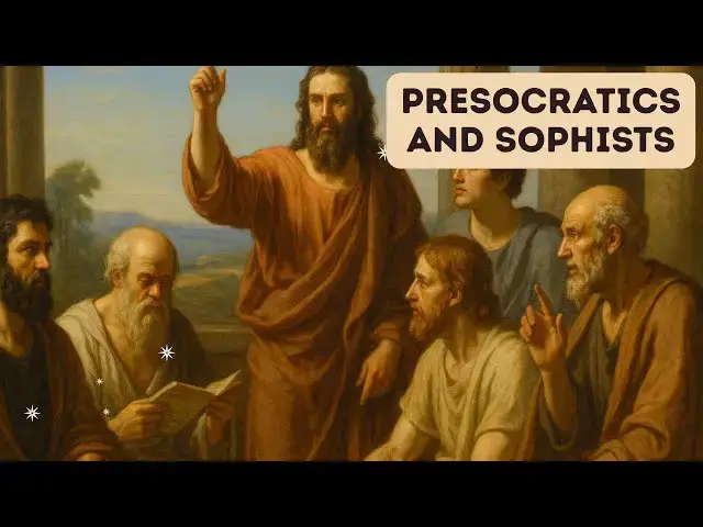 Video thumbnail for Presocratics vs Sophists: From Cosmic Inquiry to Human Reasoning