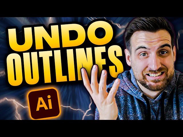 Video thumbnail for How to Undo Outline Preview in Illustrator (Tutorial)