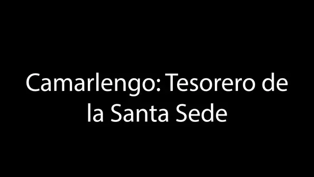 Video thumbnail for El Camarlengo: El Guardián Financiero de la Santa Sede