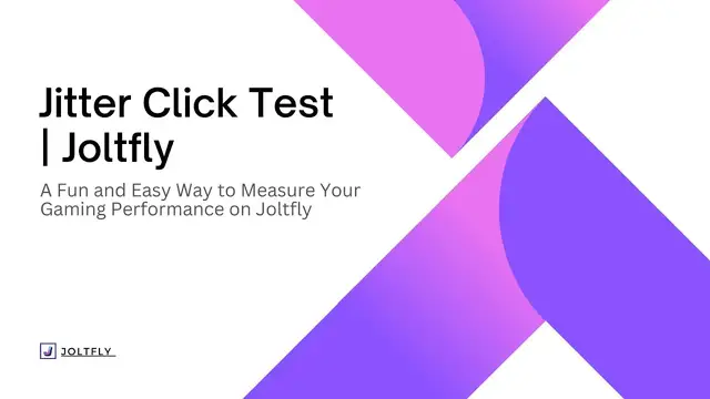 Video thumbnail for Joltfly’s Jitter Click Test: A Fun and Challenging Game for Clickers