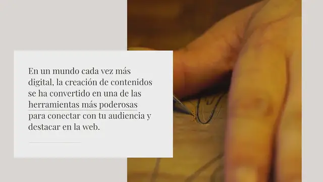 Video thumbnail for Guía de creación de contenidos en la web para principiantes