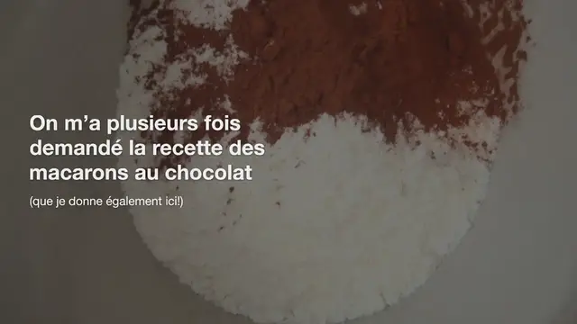 Video thumbnail for MACARONS CHOCOLAT FRAMBOISE