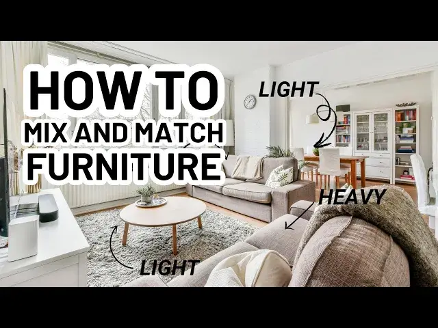 'Video thumbnail for HOW TO MIX AND MATCH FURNITURE LIKE A PRO - Interior Design Tips'