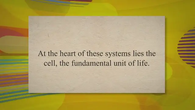 Video thumbnail for Cell Structure and Function in the Regulatory System