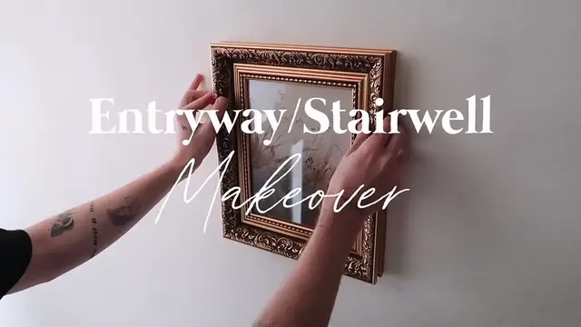 Video thumbnail for SMALL ENTRYWAY MAKEOVER