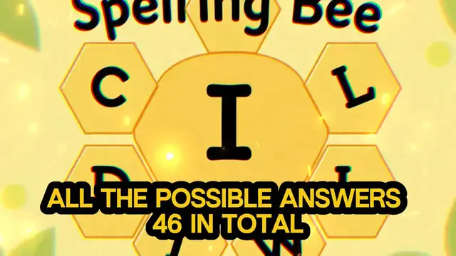 Video thumbnail for Spelling Bee Answers January 20, 2025