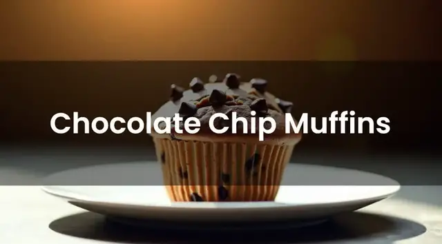 'Video thumbnail for Chocolate Chip Muffin recipe'
