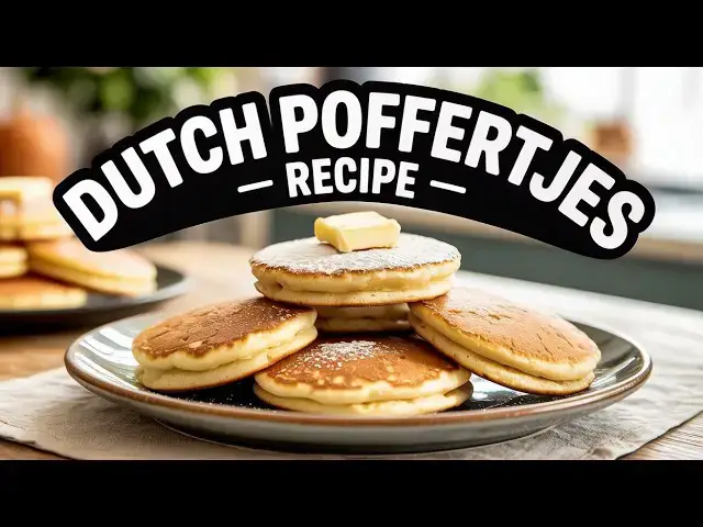 Video thumbnail for Dutch Poffertjes Recipe – Mini Fluffy Pancakes