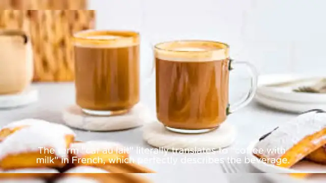 Video thumbnail for Cafe Au Lait