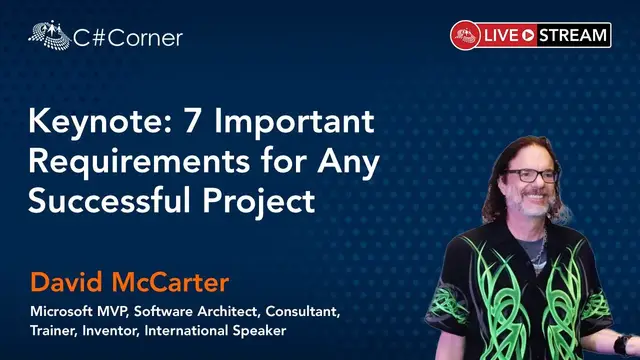 Video thumbnail for Keynote:7 Important Requirements for Any Successful Project || Code Quality & Performance Conference