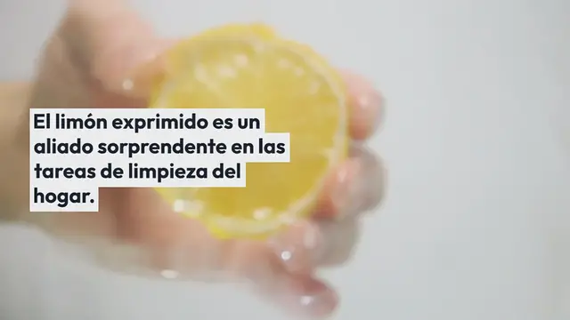 Video thumbnail for Así puedes usar el limón exprimido como el mejor método de limpieza