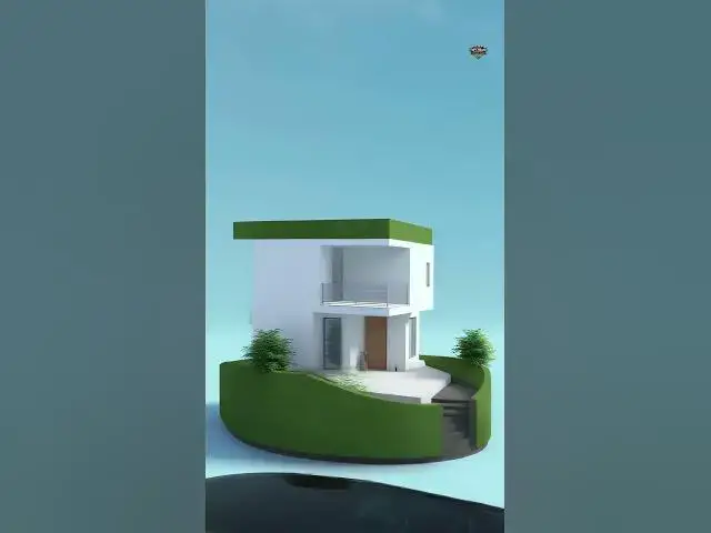 Video thumbnail for 3D Designed Tiny House #architecture #architect #design #3danimation #luxuryhomes  #smallhome  #home