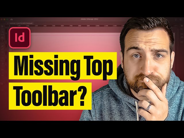 Video thumbnail for How to Get Top Toolbar Back in InDesign (Tutorial)