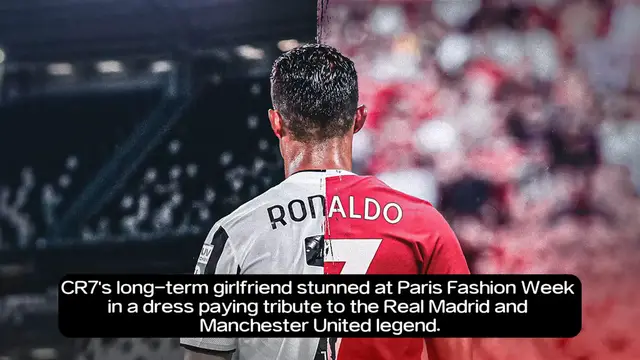 Video thumbnail for Georgina Rodriquez drops massive Cristiano Ronaldo retirement bombshell at Paris Fashion Week after crazy tribute dress