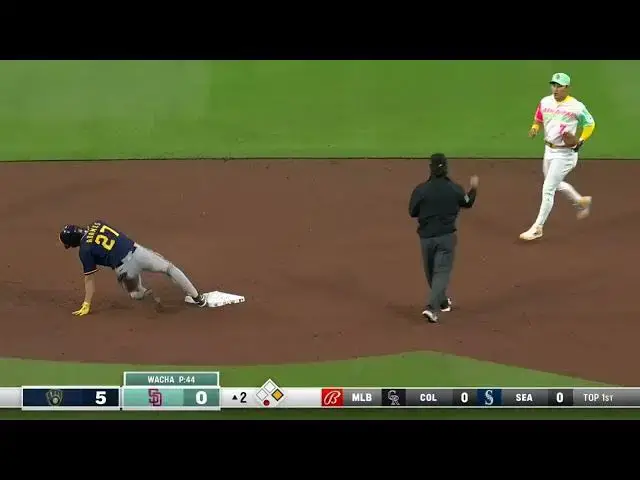 'Video thumbnail for Juan Soto THROWS OUT Runner At 2nd Base! | San Diego Padres | 4/14/2023'