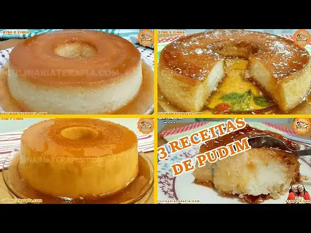 Video thumbnail for Pudim de Pão - Pudim Bombocado - Pudim de Tapioca com Coco
