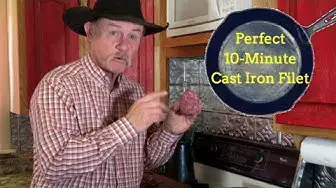 Video thumbnail for Perfect 10-Minute Cast Iron Seared Filet